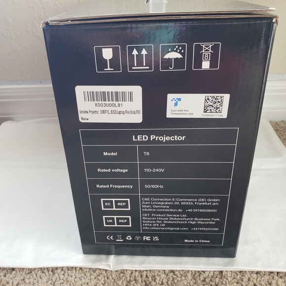 LED Projector T6 - Picture 8 of 9